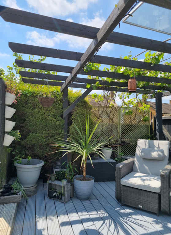 Pergolas built and decking laid